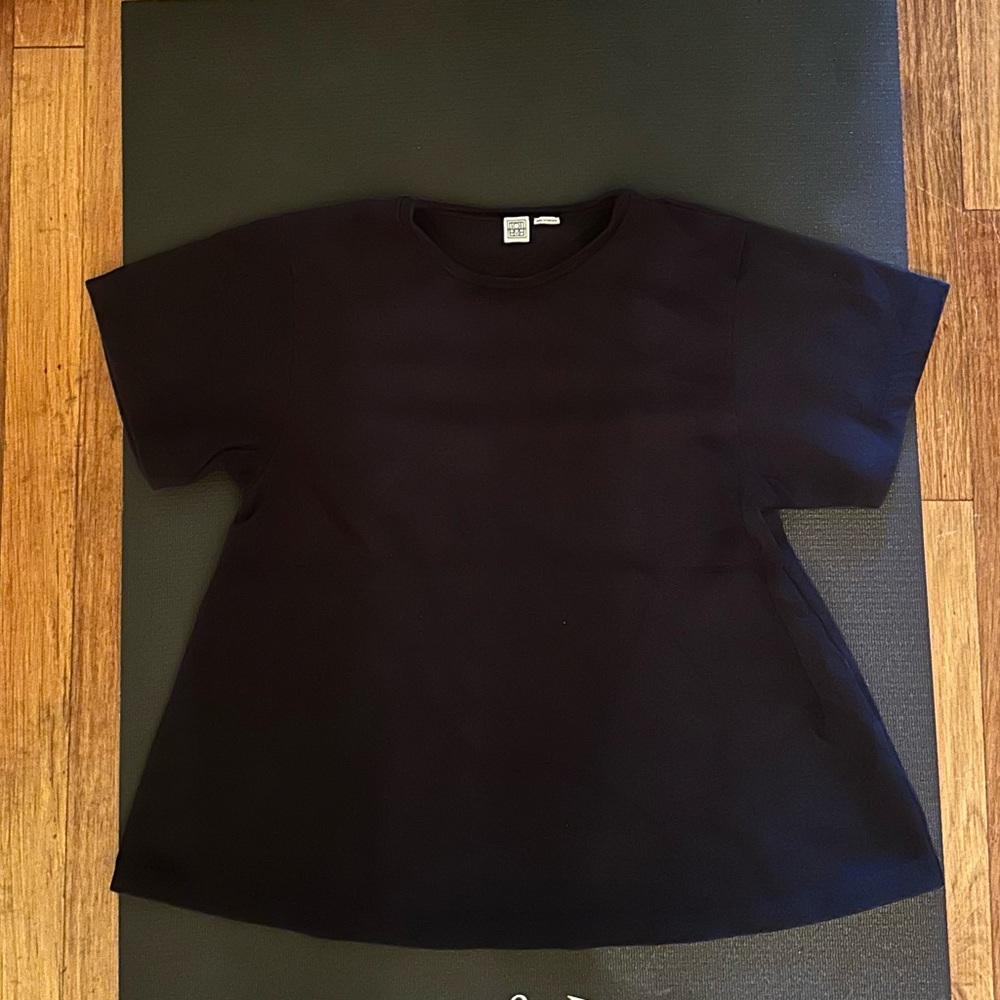 Toteme S Pemba cotton tshirt black